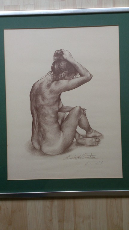 Luciano Contini, litho, naakte vrouw kopen? Bied vanaf 30!