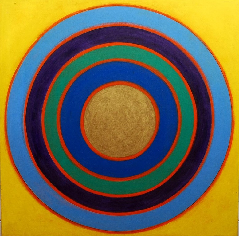 ERNST VIJLBRIEF (1934-2010) olieverf op linnen 130 cm x 130 cm kopen? Bied vanaf 350!