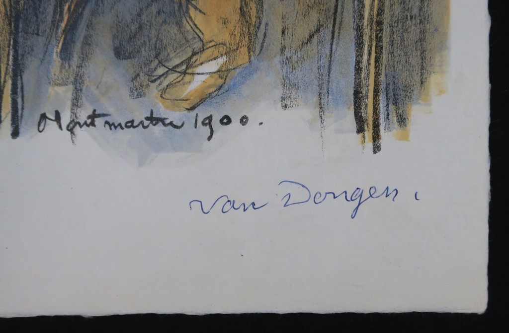 Kees van Dongen: Litho op papier Velin. Montmartre 1900, Regards sur Paris kopen? Bied vanaf 600!