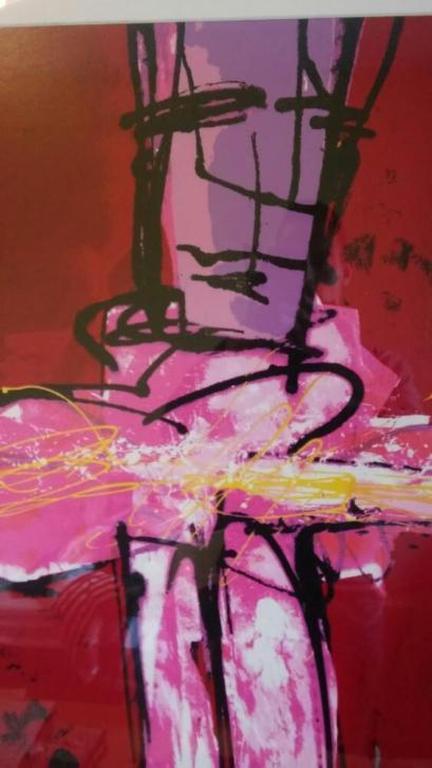 Herman Brood ingelijste gesigneerde zeefdruk Purple Haze EA kopen? Bied vanaf 395!
