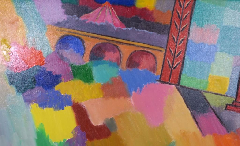 Jan van Holthe: Olieverf op doek, La porte Du Ciel - Ingelijst kopen? Bied vanaf 50!