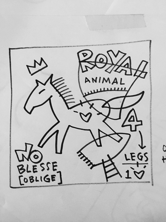 Jean-Paul Marsman: schilderij, Royal animal kopen? Bied vanaf 950!