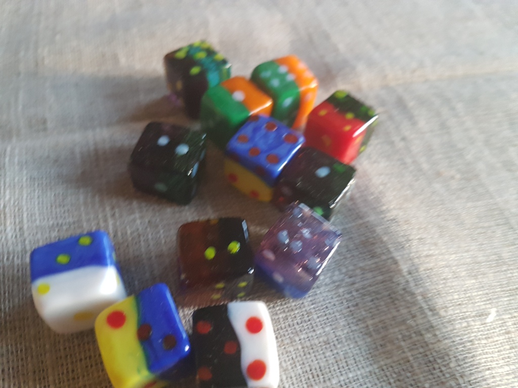 Dobbelen in Murano glas set van 12 pz - 1975/80 kopen? Bied vanaf 1!
