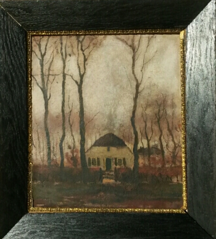 Janus de Winter, tecnica a tempera, titolo  verkocht voor € 180!