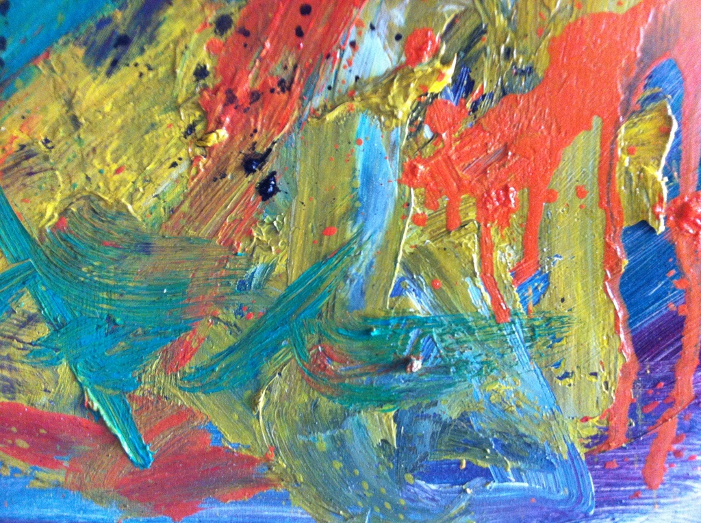 John Foppen - Fire works........ - oliev./paneel-gesigneerd  kopen? Bied vanaf 1!