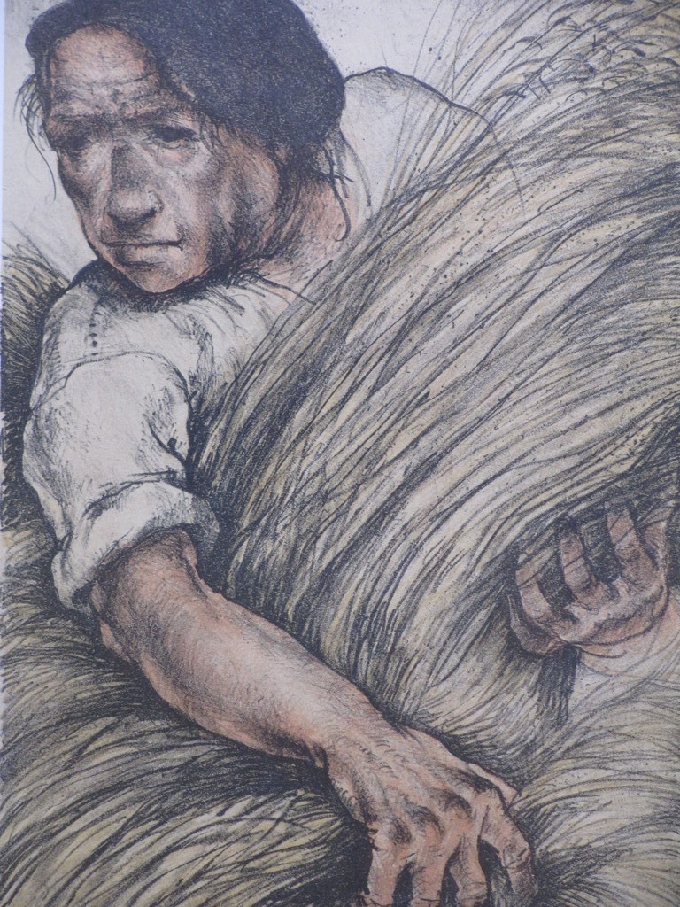 Nikolaas Eekman, De oogster, Litho kopen? Bied vanaf 1!