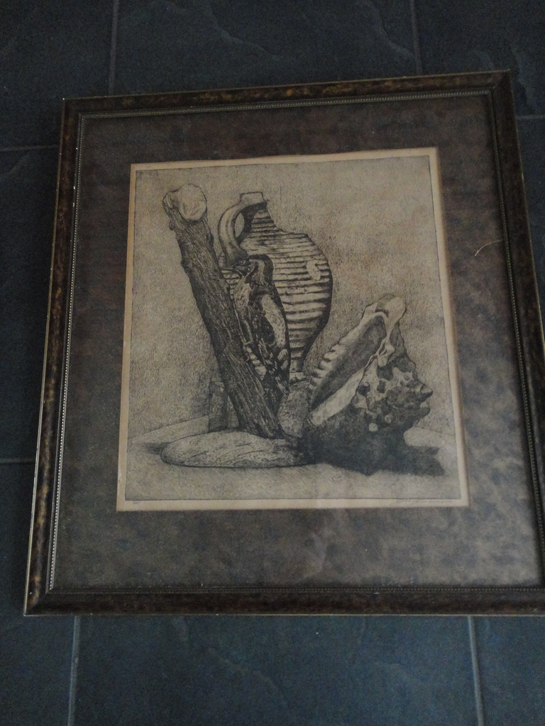 Hollandse school, gesigneerd Jongerius, ets, stilleven met specht kopen? Bied vanaf 1!