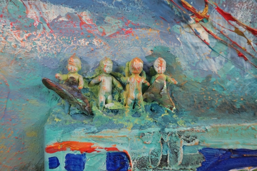 Franca Muller Jabusch: Gemengde techniek en olieverf op twee doeken, Z.T.  kopen? Bied vanaf 70!