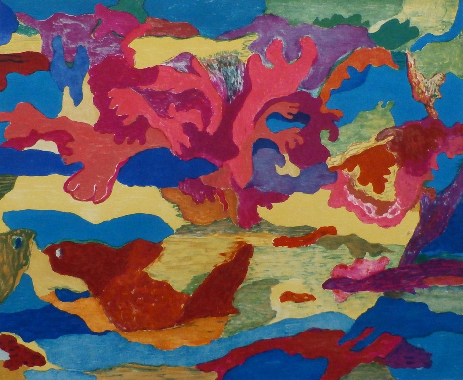 Louis Favre - litho: serene II  kopen? Bied vanaf 1!