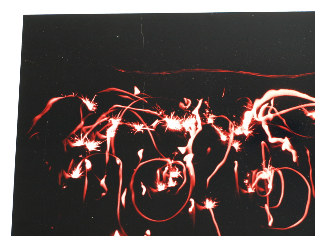 Paul Blanca : Foto – Drawing with light 1 – met passe-partout - ca 1999 kopen? Bied vanaf 35!