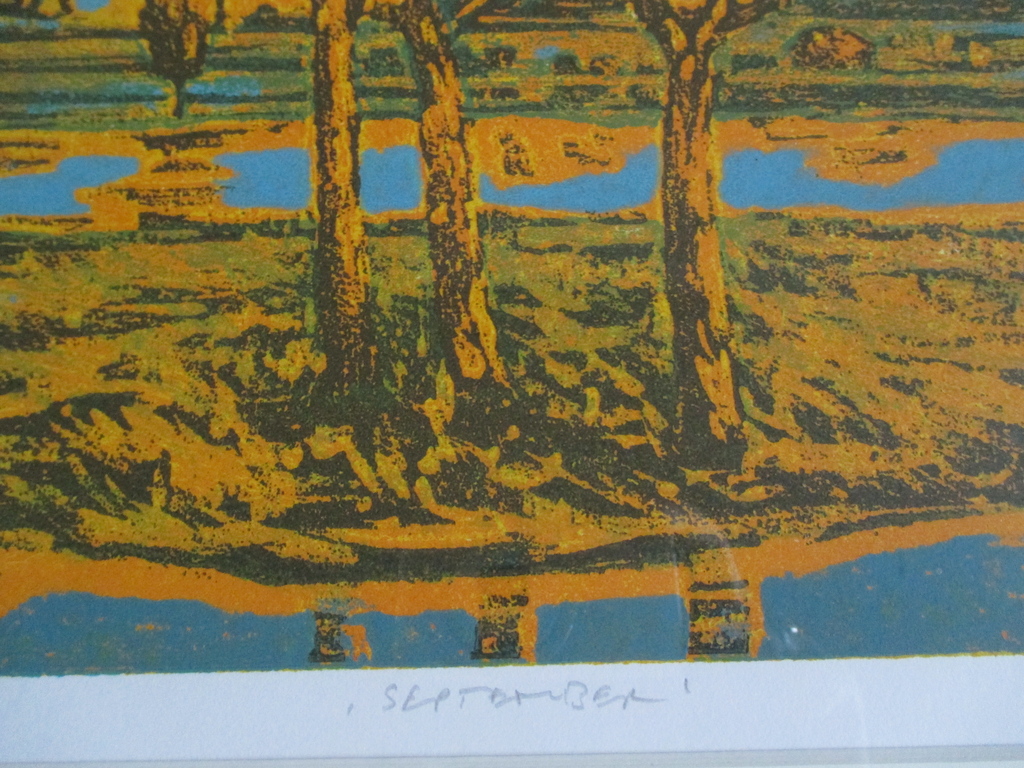 Elmar Gille, grafiek 1995, Mooi ingelijst kopen? Bied vanaf 70!