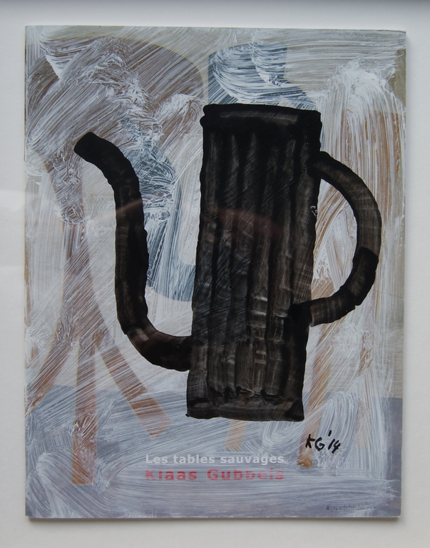 Klaas Gubbels origineel werk op papier 'Zwarte Kan' - 2014 verkocht voor € 475!