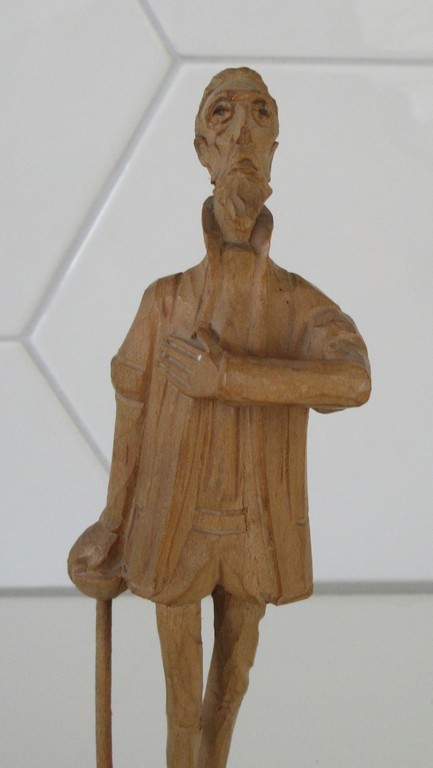 Ouro Artesania - Twee hand gesneden houten figuren van Don Quixote en Sancho Pan kopen? Bied vanaf 25!