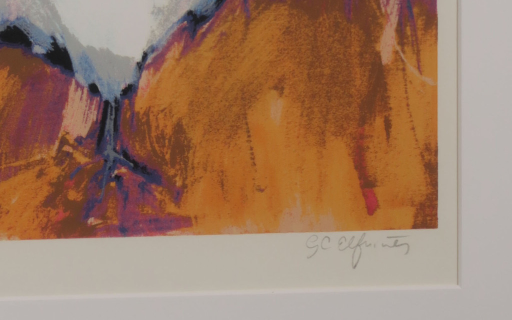 Gerda Elfring: Zeefdruk, Kippen - Ingelijst kopen? Bied vanaf 50!