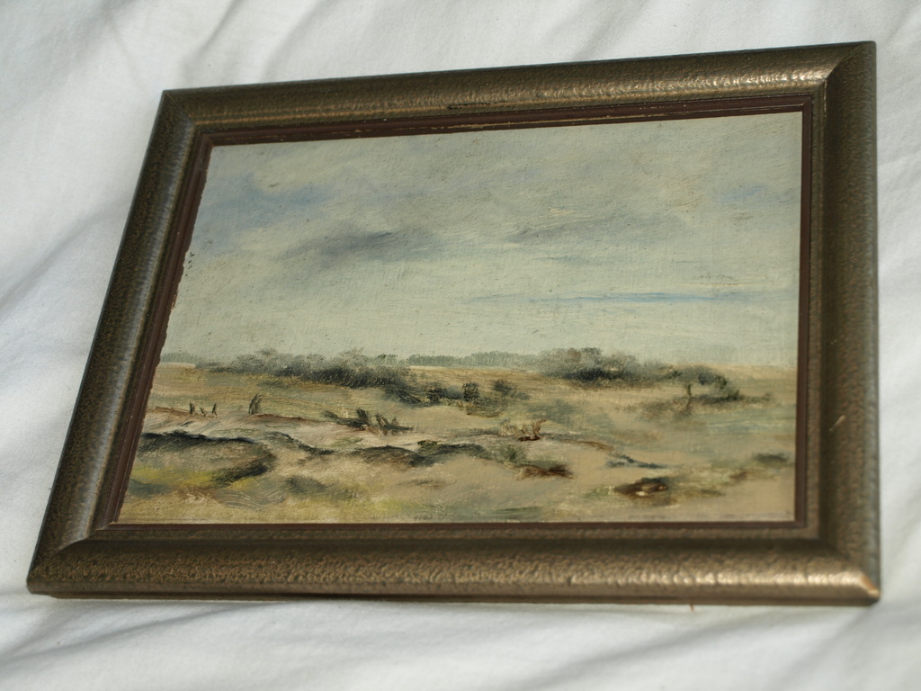 Simon Kok – Olieverf op paneel – Landschap – Ingelijst - ca 1970  kopen? Bied vanaf 1!