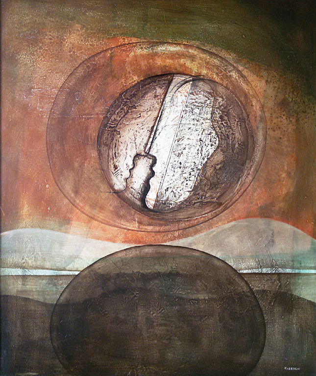 Frits van Eeden - Dagdromers, olieverf op paneel (ingelijst, groot) verkocht voor € 295!