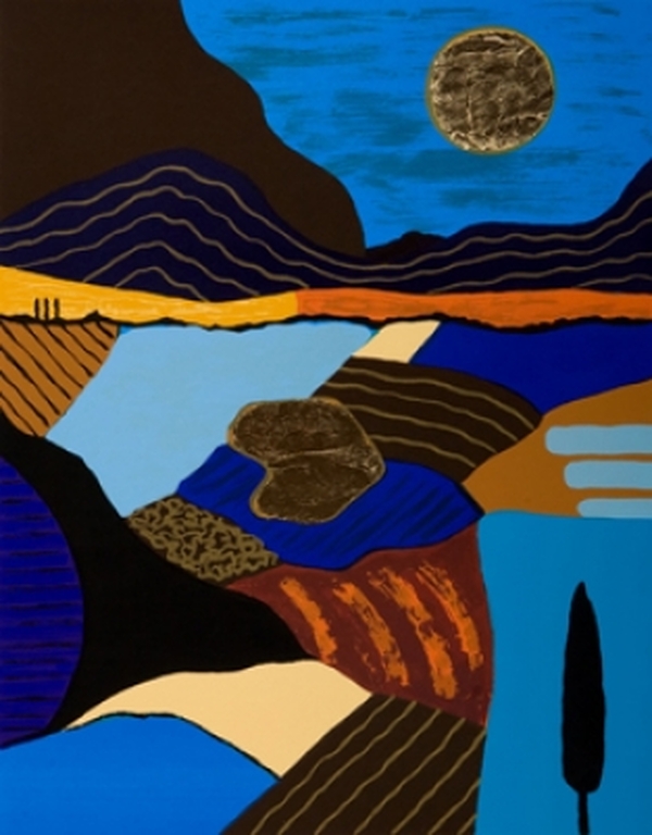 Ronald Boonacker, zeefdruk, Via Cassia, Italië  kopen? Bied vanaf 60!