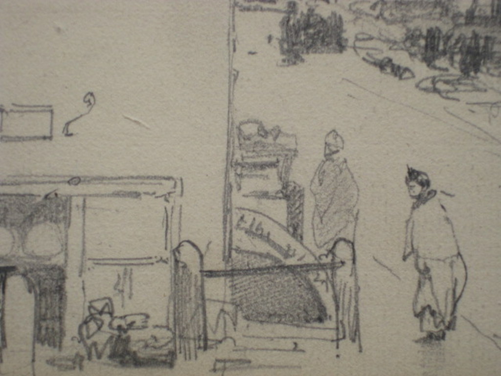 Fraaie potloodtekening G.LKiers 1838-1916 "Amsterdam Prinsengracht Westertoren"  kopen? Bied vanaf 1!