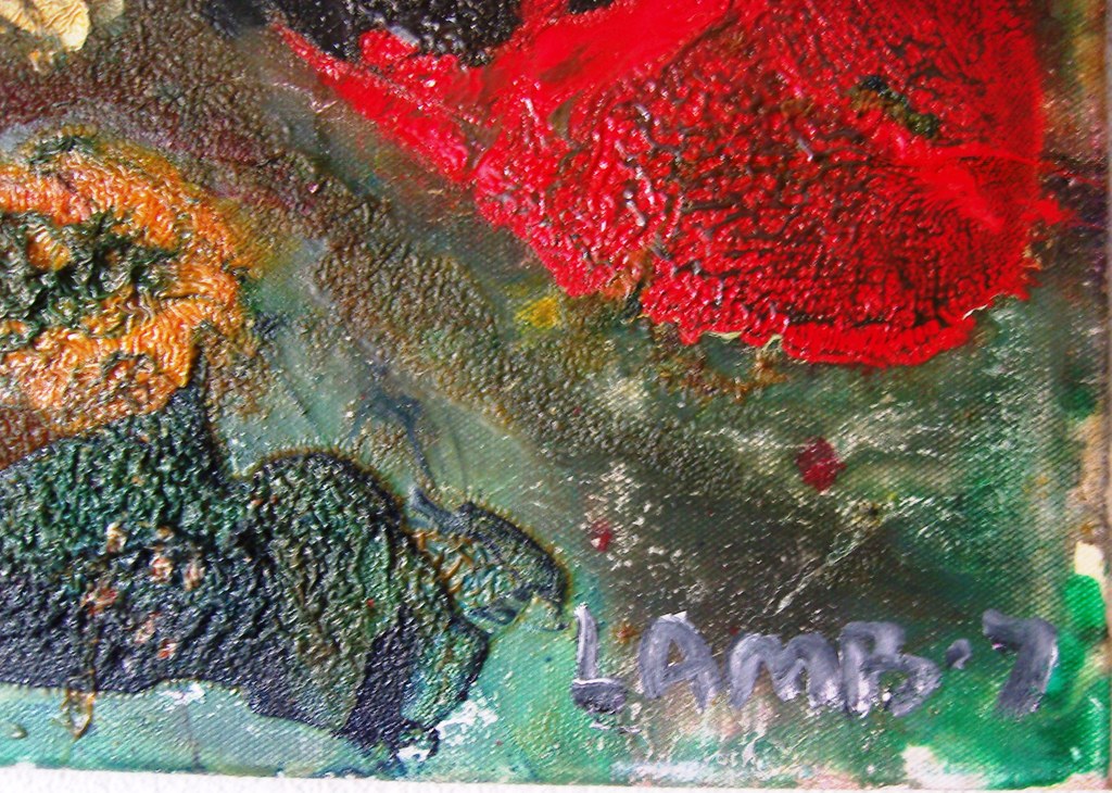 Matt Lamb, abstract topwerk! kopen? Bied vanaf 700!