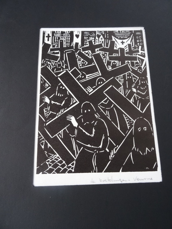 Frans Masereel, houtsnede Veurne kopen? Bied vanaf 40!