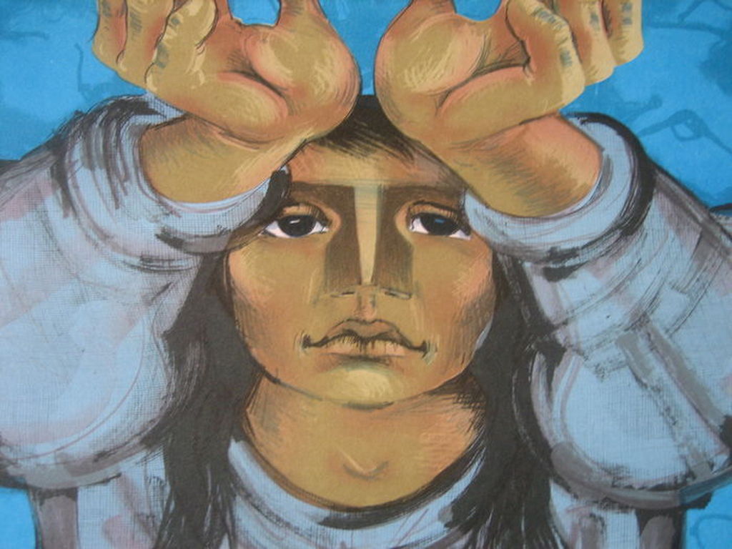 Jorge Dumas - The Offering - handgesigneerde lithografie - oplage 300 ex. kopen? Bied vanaf 1!