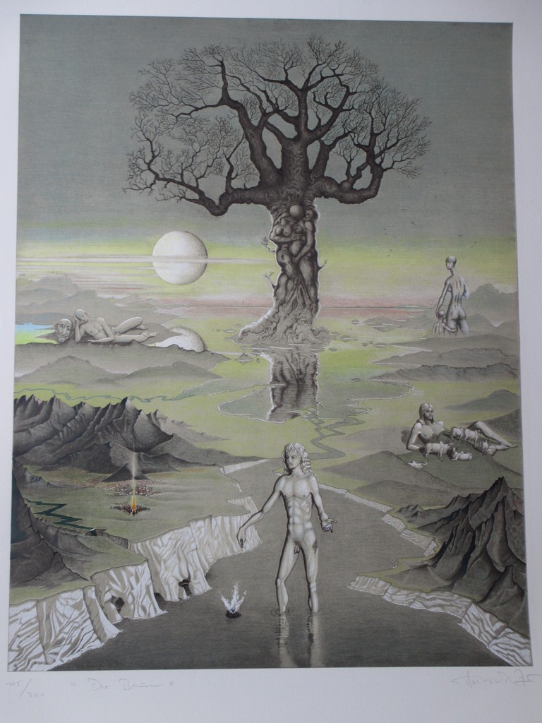Onbekende kunstenaar, Der Baum, Kleurenlitho kopen? Bied vanaf 1!