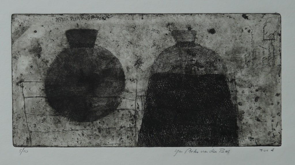 Jan Pieter van den Bos - gesigneerde ets - 2004 kopen? Bied vanaf 25!