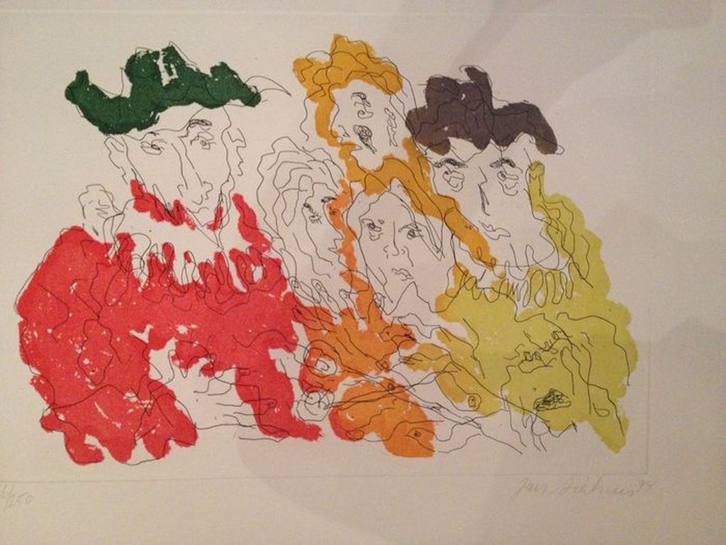 JAN SIERHUIS  Zeefdruk  DE ANATOMISCHE LES uit 1994 Handgesigneerd kopen? Bied vanaf 55!