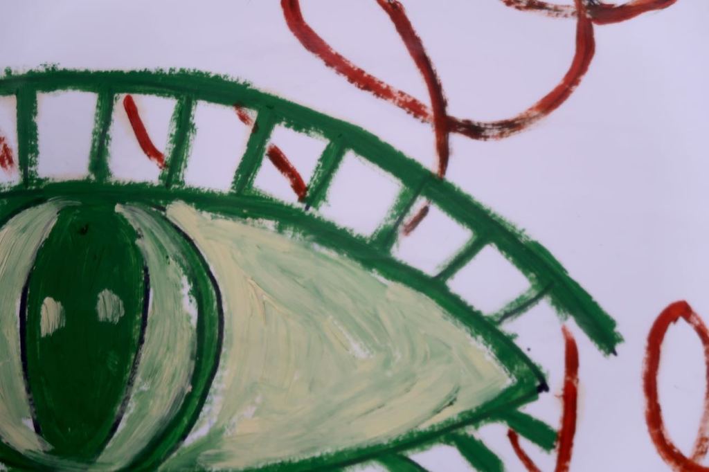 Meertje Kaal: Olieverf op karton, Het nooit getemde oog - Ingelijst kopen? Bied vanaf 1!