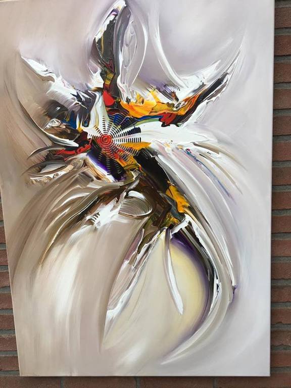 Gena - Abstract - Acrylverf op doek - 2017 - Gesigneerd kopen? Bied vanaf 150!