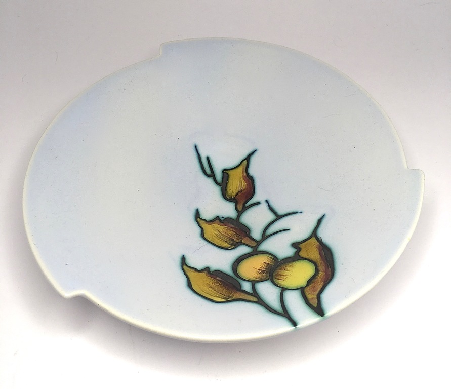 Flora Gouda schaal met floraal decor 'Paola' - 1964 tot 1967 kopen? Bied vanaf 9!