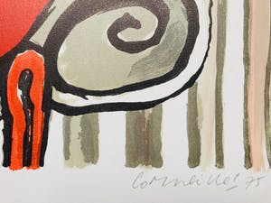 Corneille - CORNEILLE - le divan fleuri - 1975 - INGELIJST kopen? Bied vanaf 1!