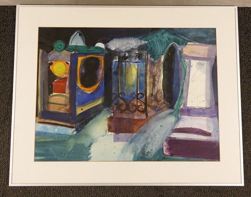 Monica de Jong, aquarel, Pere Lachaise, 70x90 cm kopen? Bied vanaf 25!