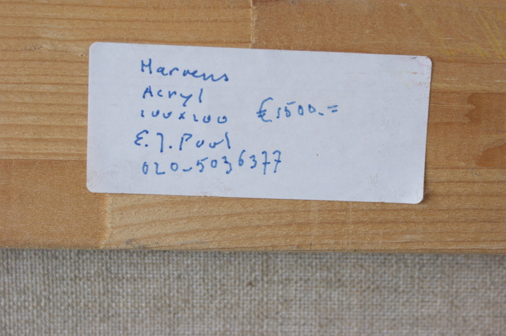 Eric Pool (Amsterdam, 1937-2012) marvens kopen? Bied vanaf 200!