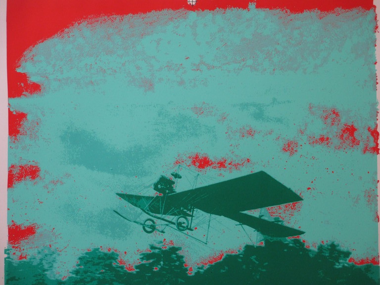 Henk van der Vet, Anthony Fokker. Zeefdruk kopen? Bied vanaf 45!