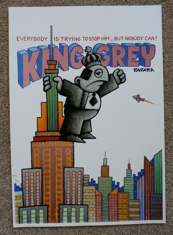 Dadara - zeefdruk: King Greyman kopen? Bied vanaf 125!