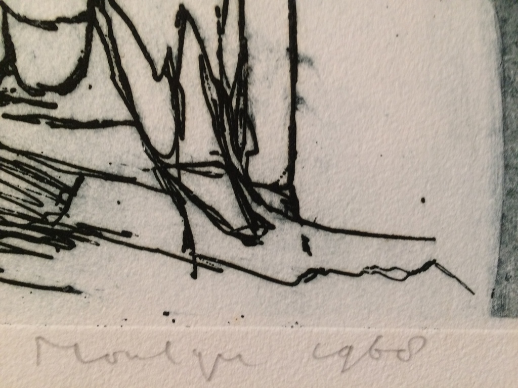 Jan Montyn, fraaie ets in perfecte staat uit 1968 E.A 1/4 kopen? Bied vanaf 150!