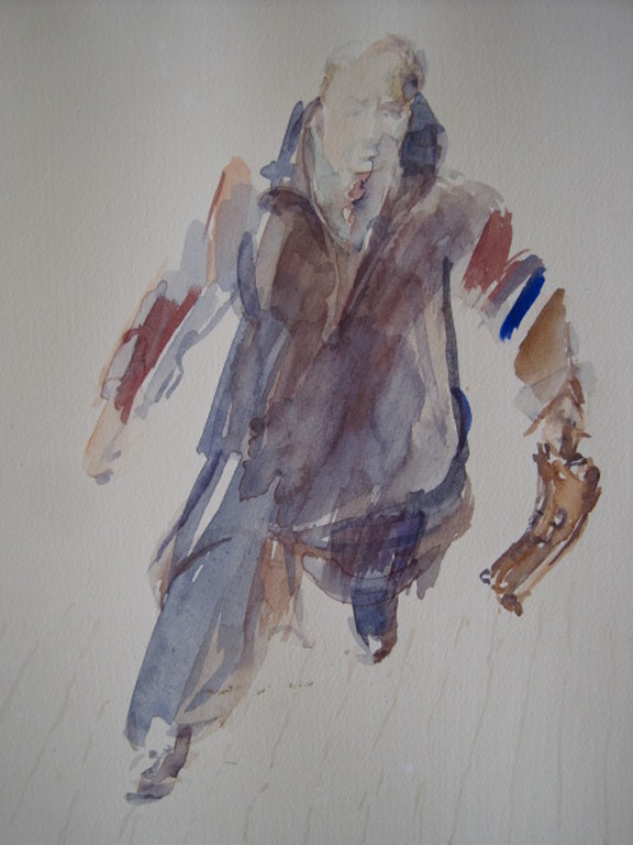 Geëngageerde Kunst Foto/Aquarel "Alles op zijn tijd" AlexLichtveld Amsterdam1971 kopen? Bied vanaf 1!