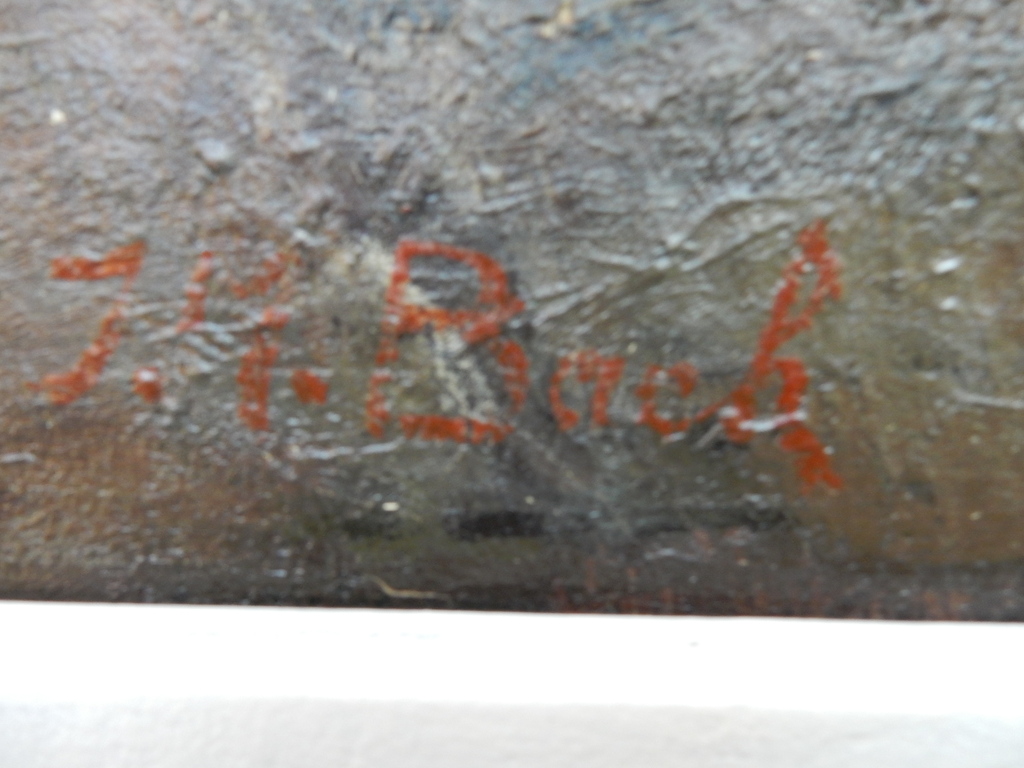 Johannes Martinus Bach,pastorale, olieverf op doek, schaapherder met kudde kopen? Bied vanaf 175!