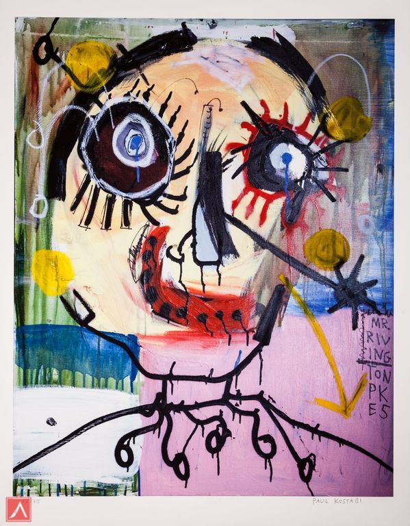 Paul Kostabi - Mr. Rivington, 75 ex, handgesigneerd en genummerd, 2012 kopen? Bied vanaf 89!