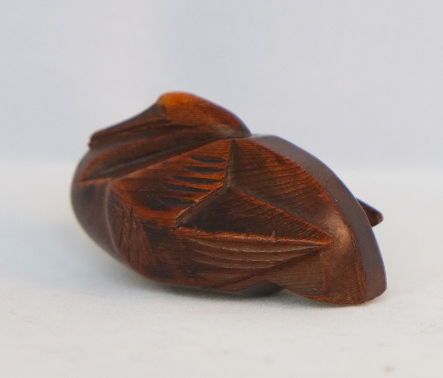 Houten Netsuke, tweede helft 20e eeuw. kopen? Bied vanaf 30!