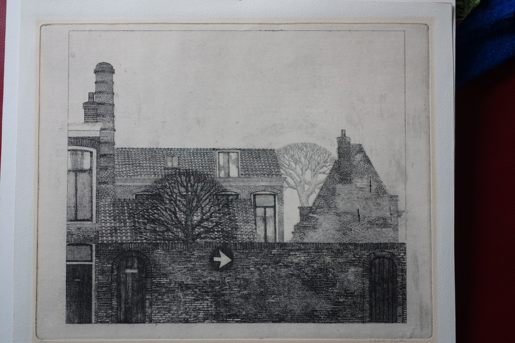 Charles Donker, Ets, Schalkwijkstraat verkocht voor € 180!