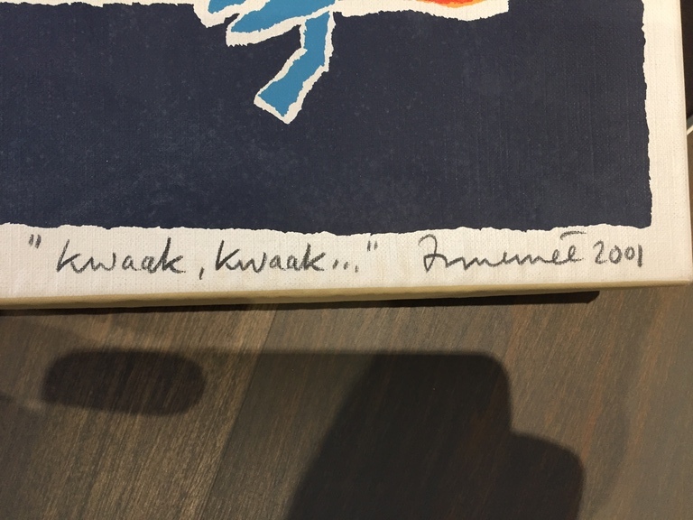 Hans Innemee: Boekje 'Kwaak Kwaak' in oplage 500/nr 47, handgesigneerd kopen? Bied vanaf 1!