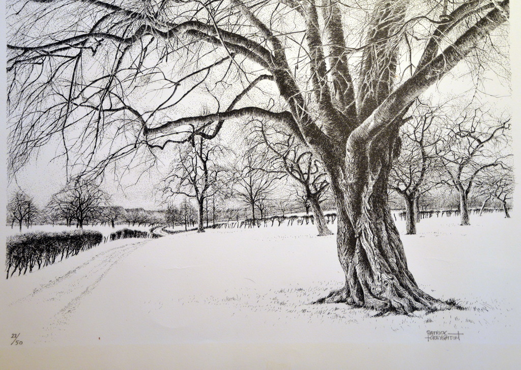 Patrick Creyghton * orig. ETS * Winterlandschap * 1975 * gesigneerd * 22/50 verkocht voor € 109!