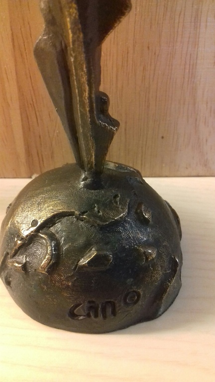 Geheel verbronsde sculptuur  kopen? Bied vanaf 21!