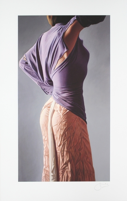 Willi Kissmer(1951):- "Met witte band"-Handgesigneerde giclée- oplage 50 ex. kopen? Bied vanaf 90!