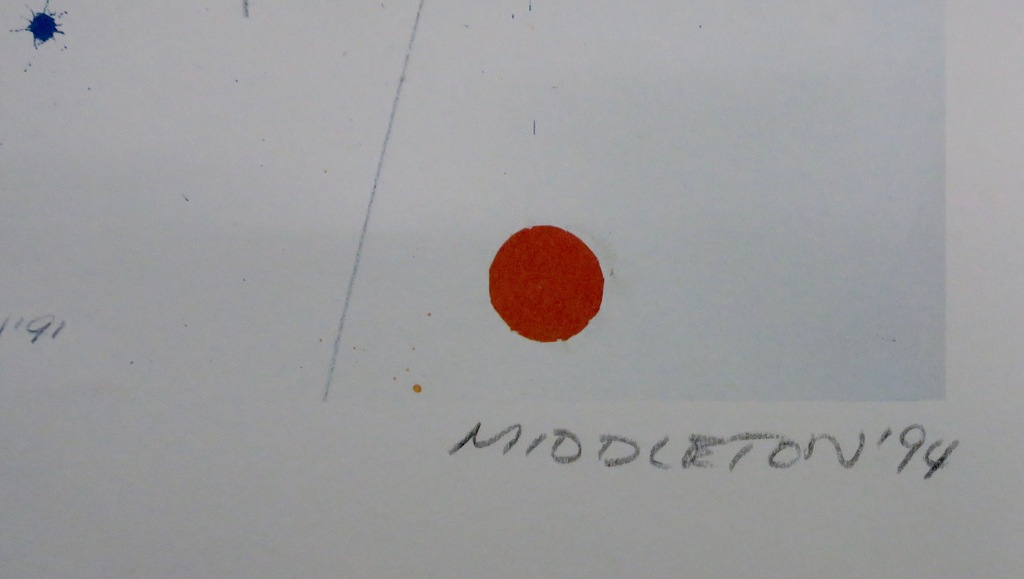 Sam Middleton: Zeefdruk, Zonder titel kopen? Bied vanaf 50!