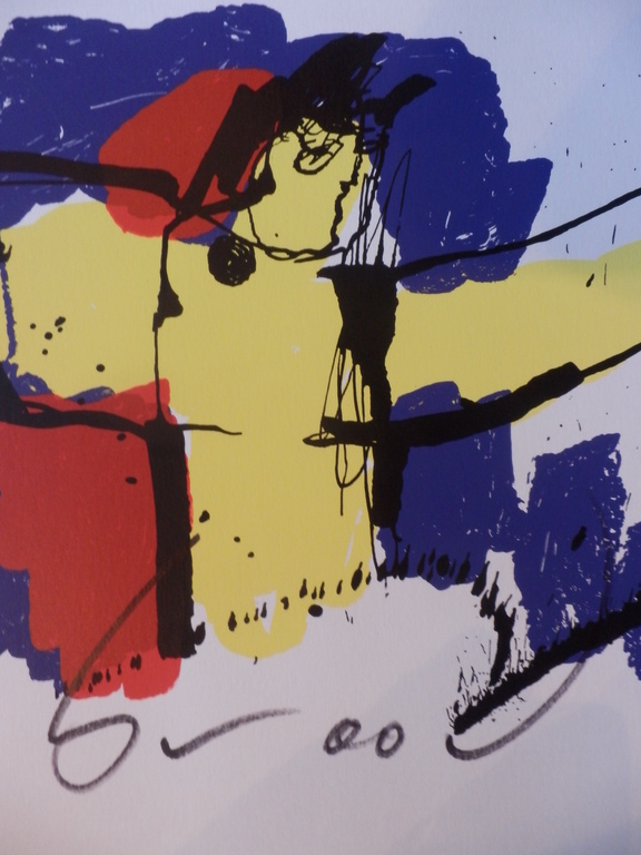 HERMAN BROOD, Gelimiteerde en HANDGESIGNEERDE Zeefdruk  BRASIL GOD kopen? Bied vanaf 99!