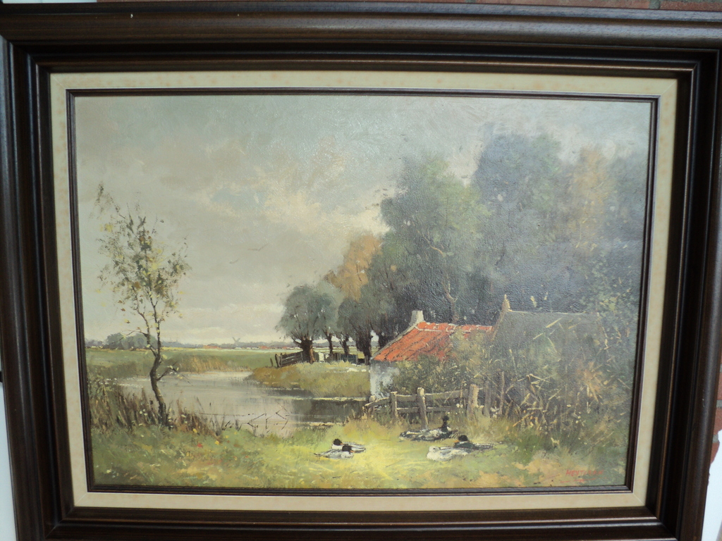 prachtig landschap van Willem Heytman verkocht voor € 175!