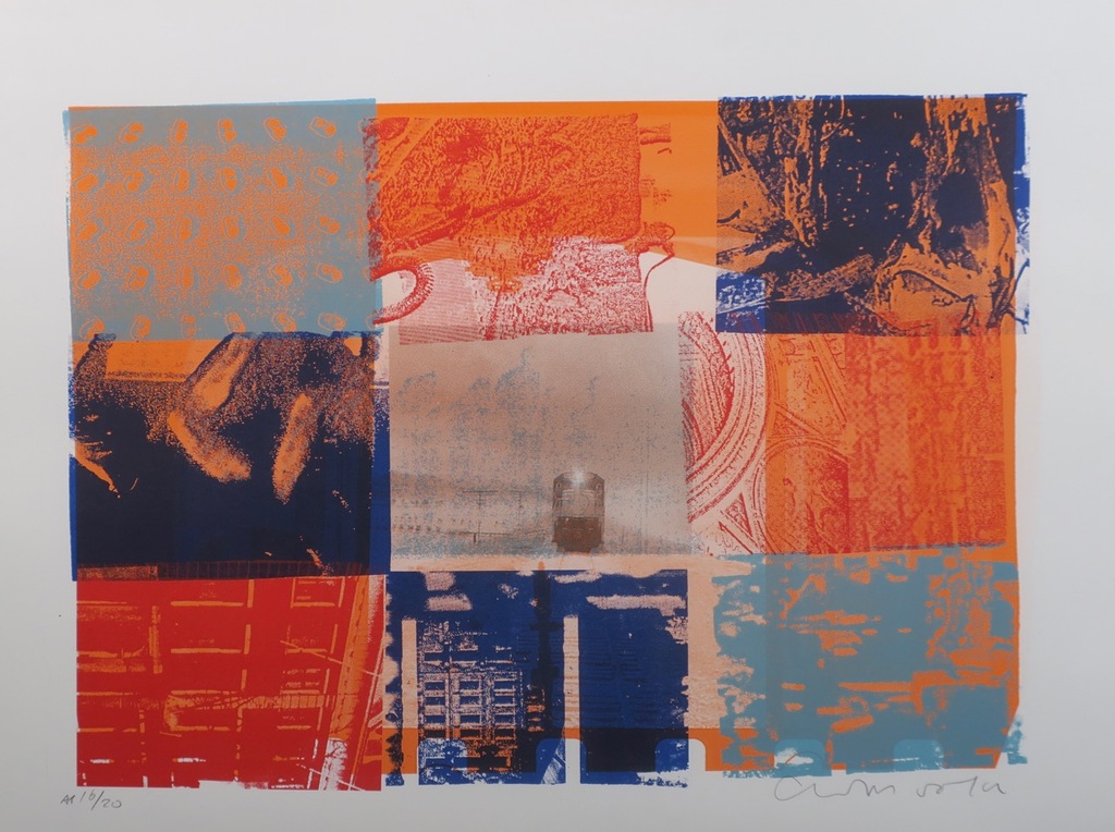 Cees Dolk: Zeefdruk, Z.T. - Ingelijst kopen? Bied vanaf 20!